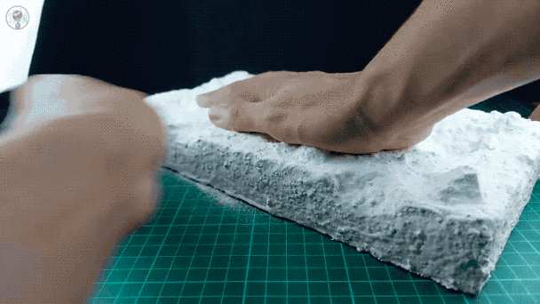 石膏磨砂纸打磨效果如何_石膏可以用砂纸打磨