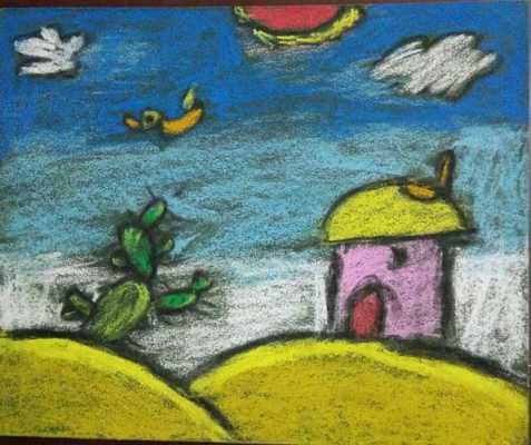 创意儿童画磨砂纸怎么做,儿童磨砂画图片 